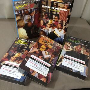 Marsalis On Music 4 VHS Set PBS Peabody Winner Jazz Yo Yo Ma 3 Sealed 1 Opened